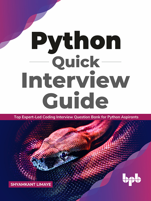 Cover image for Python Quick Interview Guide